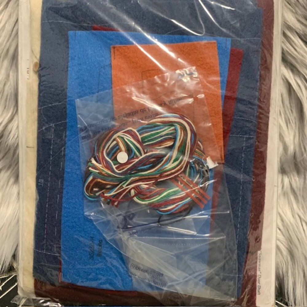 Bucilla Felt Snowman Door Draft Kit - Picture 5 of 5